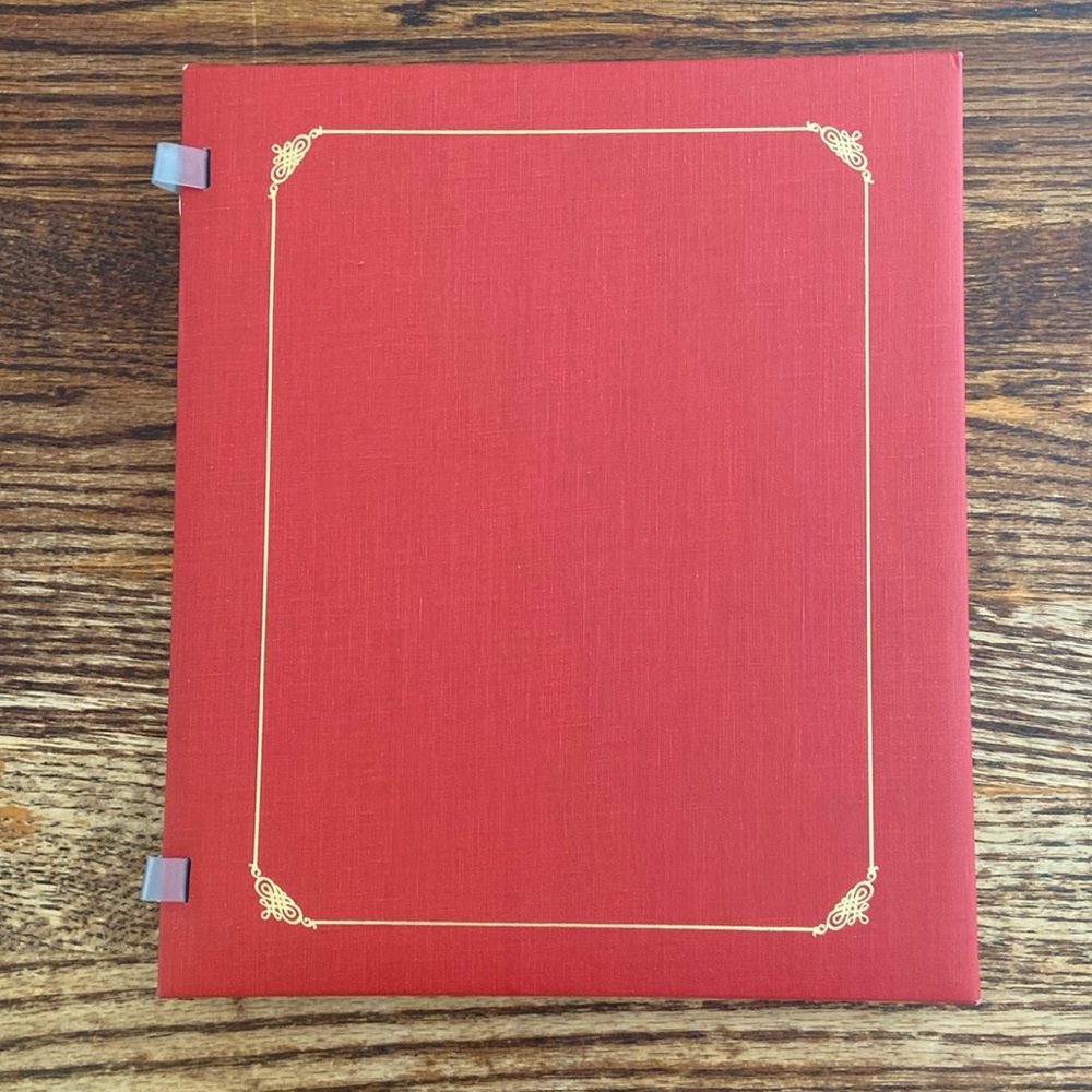 Creative Memories Red Scrapbook Album 8x10 The Kid Book
